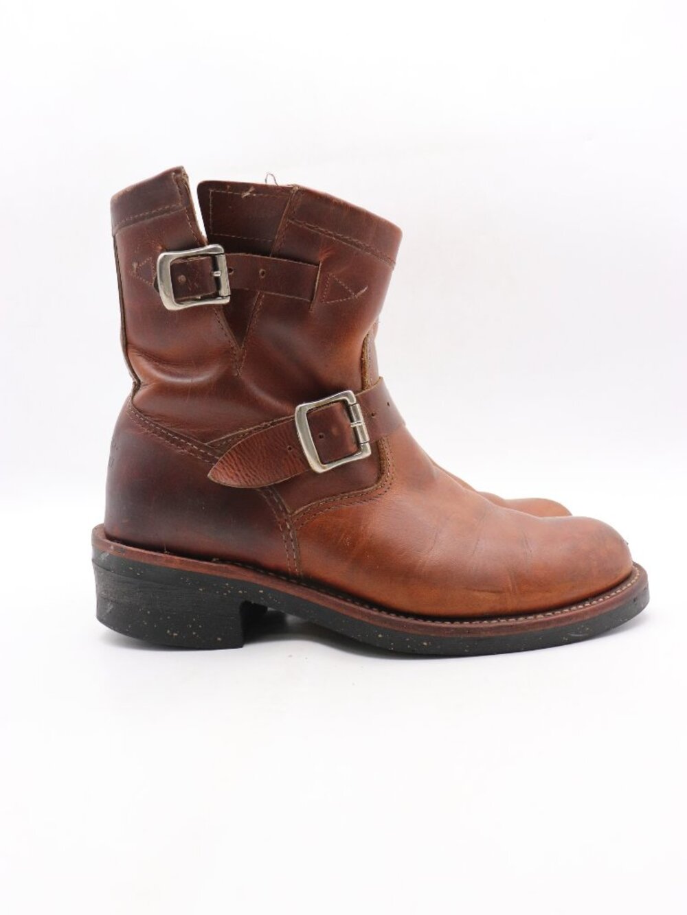 Chippewa 1901M53 Men's 8.5 E Engineer Brown Leather Boots Made in USA
